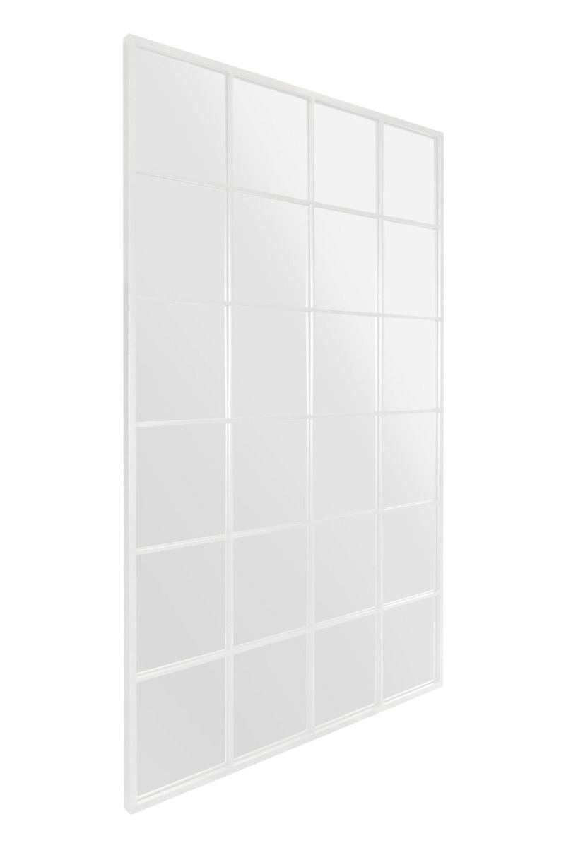 White Modern Window Leaner Mirror / Wall Mirror