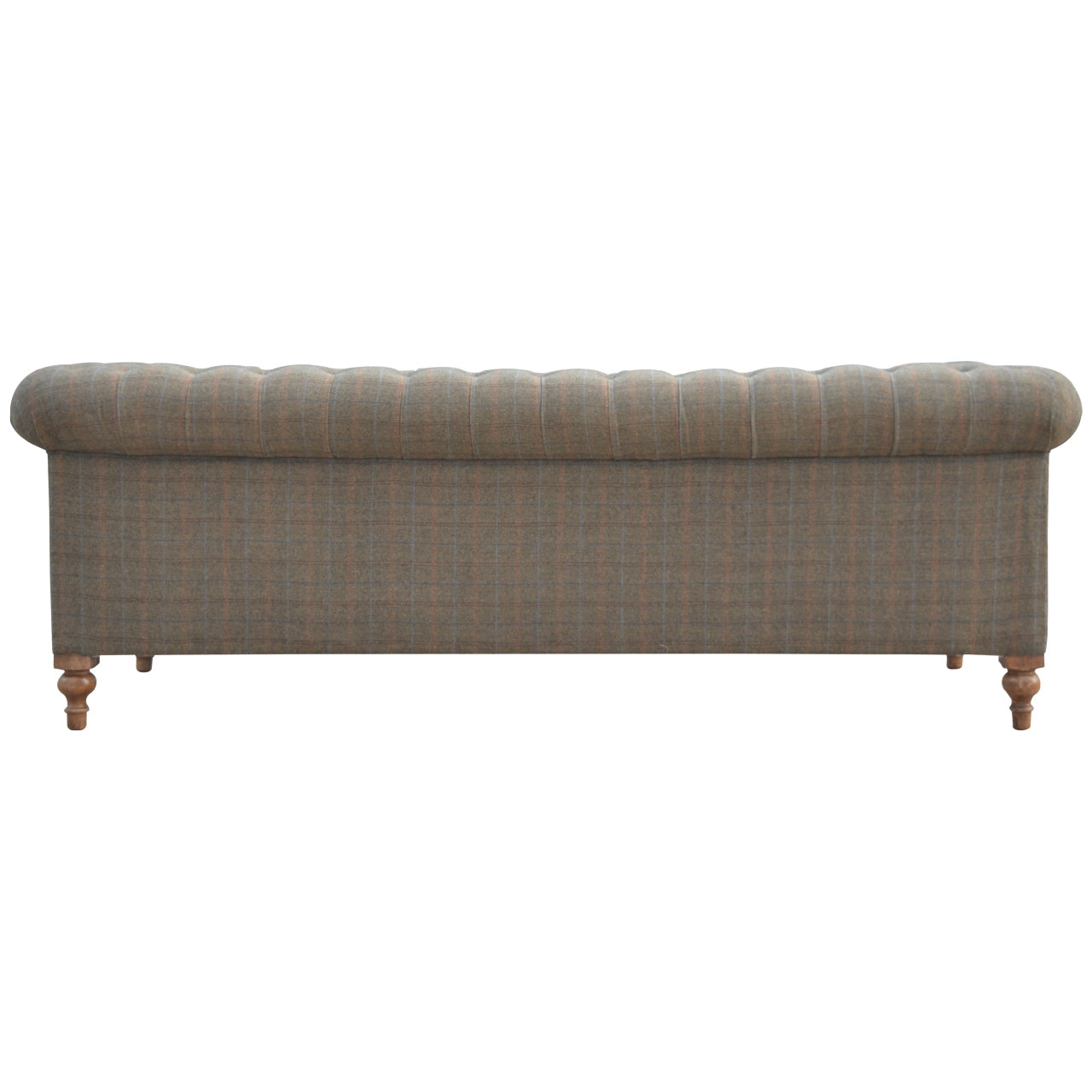 Heritage Collection Multi Tweed 3 Seat Chesterfield Sofa