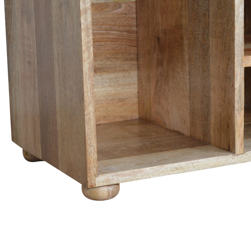Heritage Collection Multi Tweed Open Shoe Storage Bench