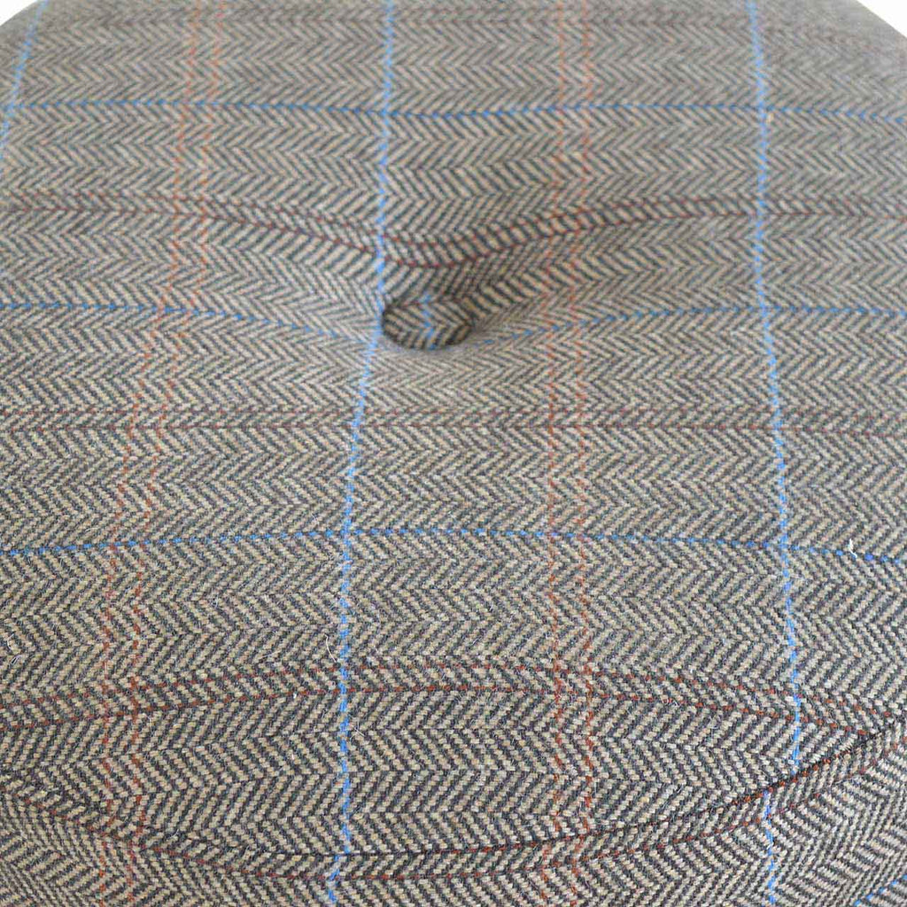 Heritage Collection Tripod Stool with Multi Tweed Seat Pad