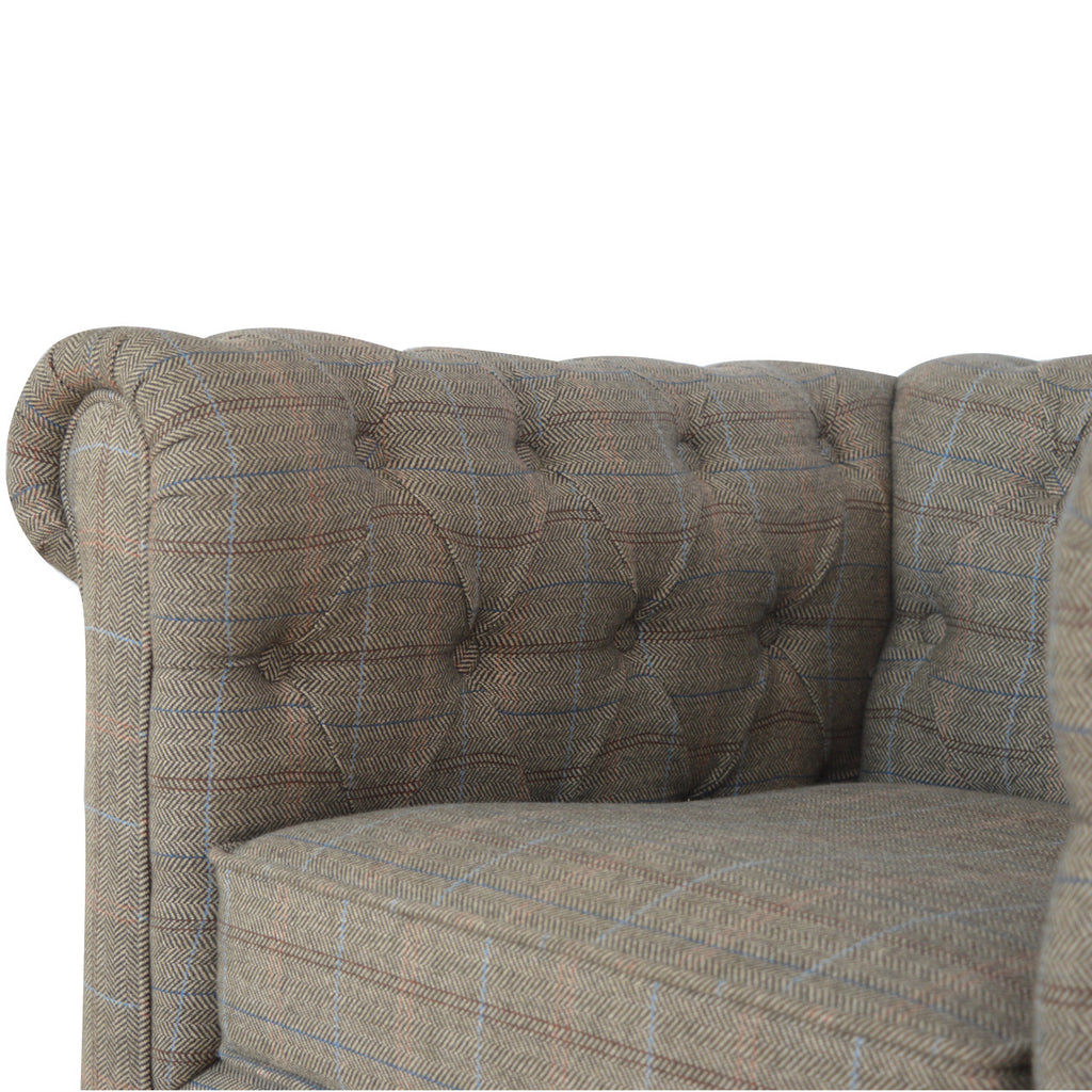 Heritage Collection Chesterfield Multi Tweed Armchair