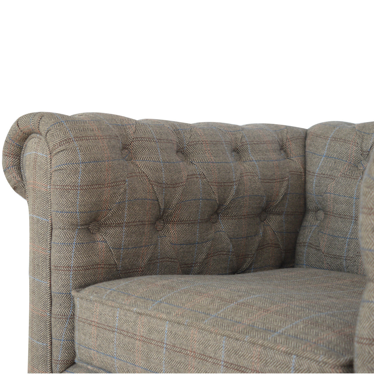 Heritage Collection Chesterfield Multi Tweed Armchair