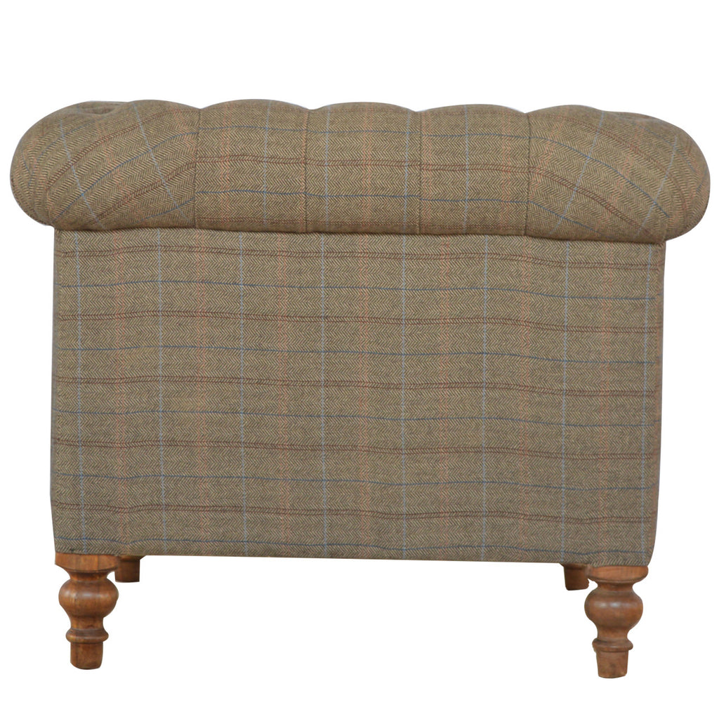 Heritage Collection Chesterfield Multi Tweed Armchair