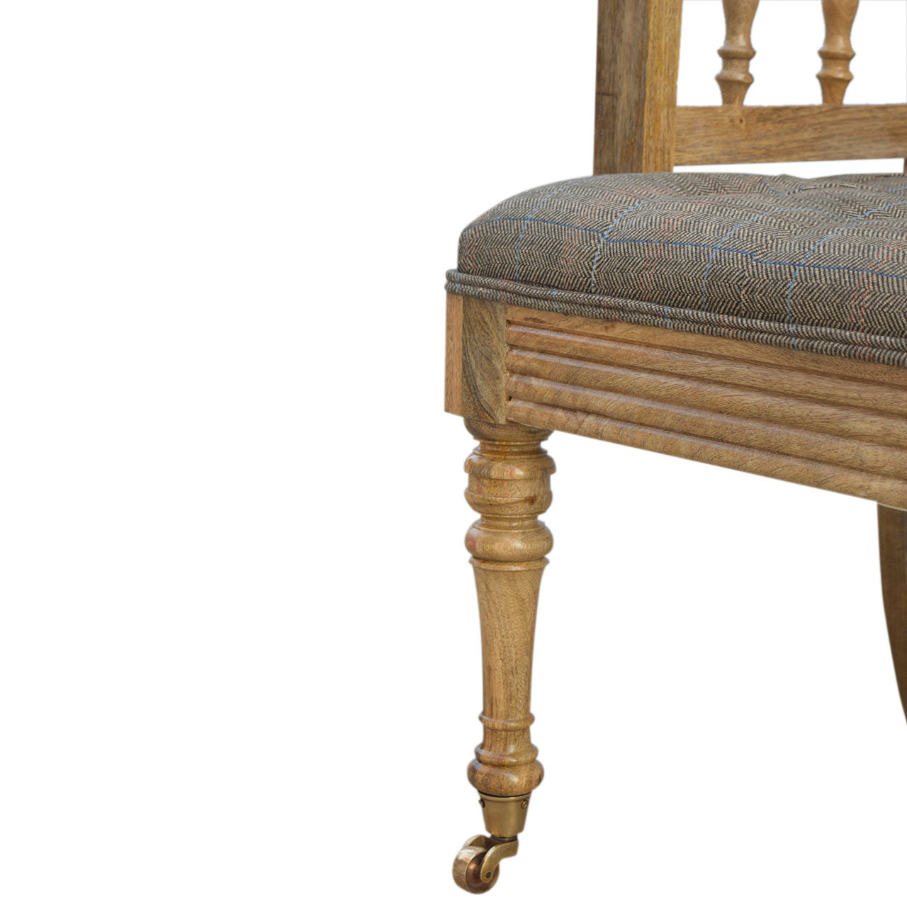 Heritage Collection Multi Tweed Deep Buttoned Bench