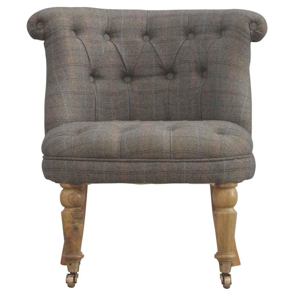 Heritage Collection Small Multi Tweed Accent Chair