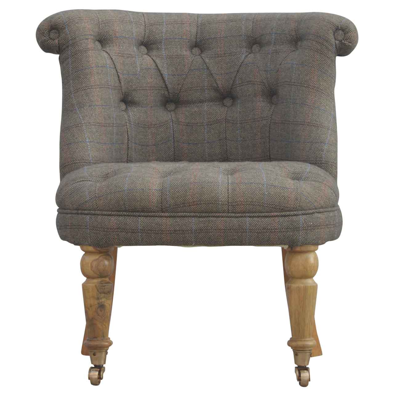 Heritage Collection Small Multi Tweed Accent Chair