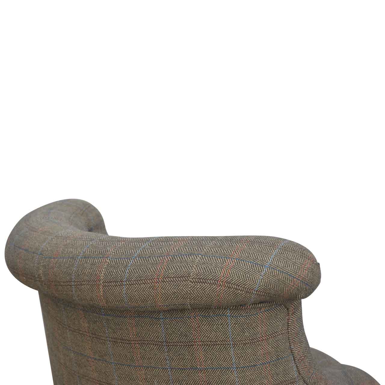 Heritage Collection Small Multi Tweed Accent Chair