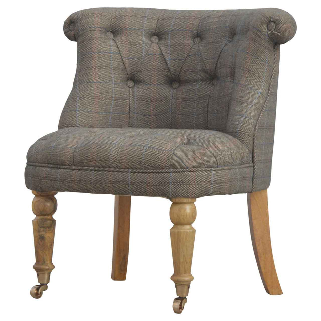 Heritage Collection Small Multi Tweed Accent Chair