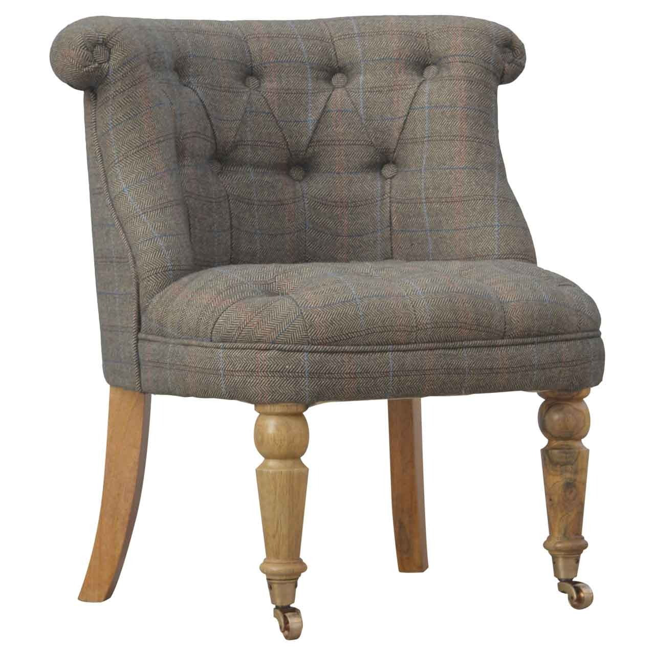 Heritage Collection Small Multi Tweed Accent Chair