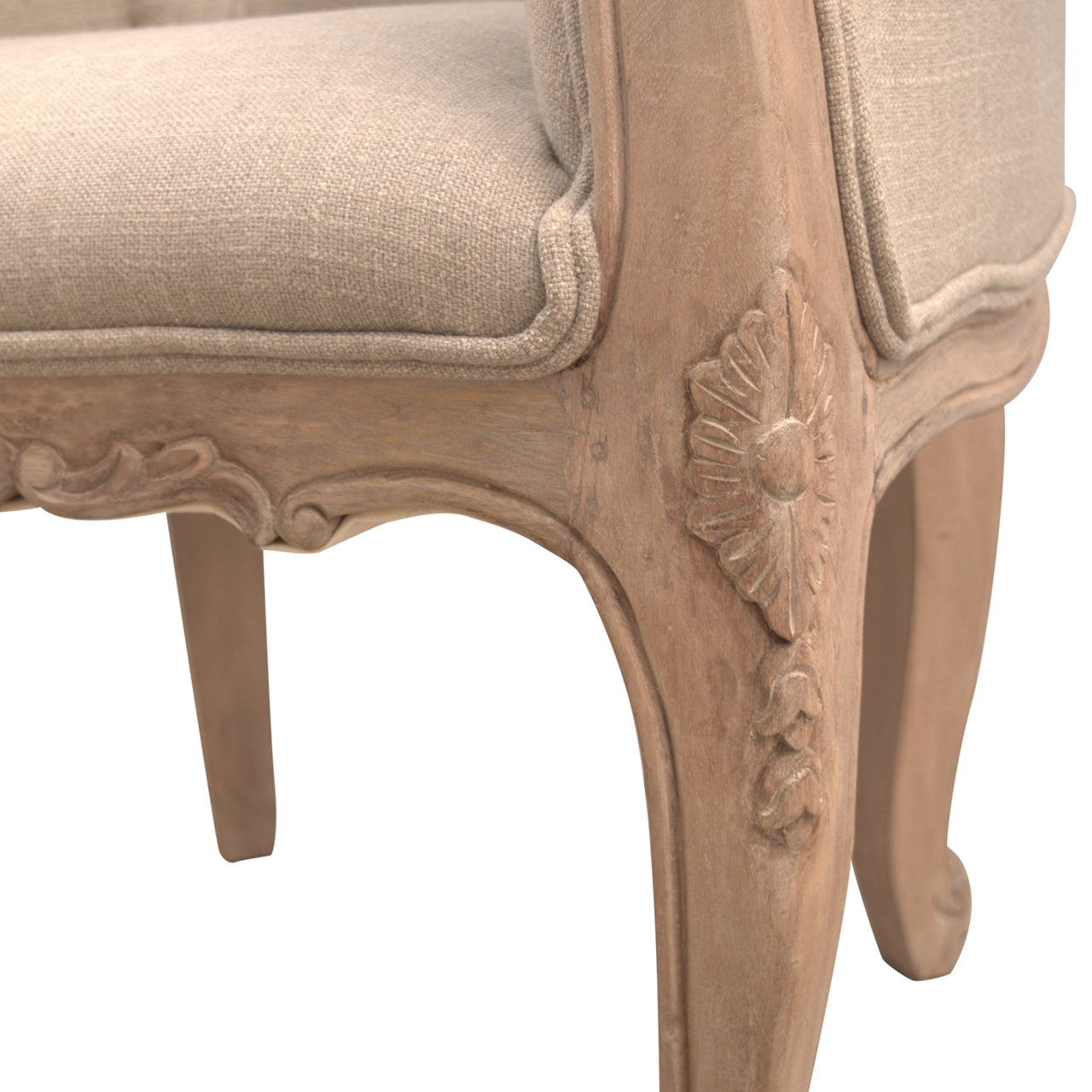 Heritage Collection French Style Deep Button Chair
