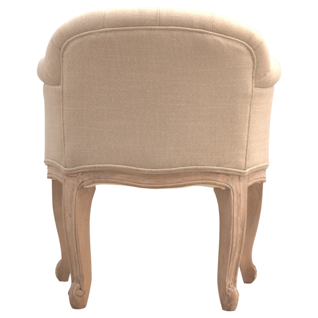Heritage Collection French Style Deep Button Chair