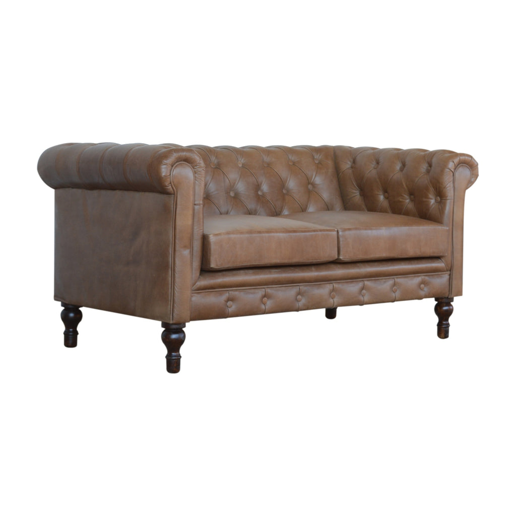 Heritage Collection Buffalo Leather Chesterfield