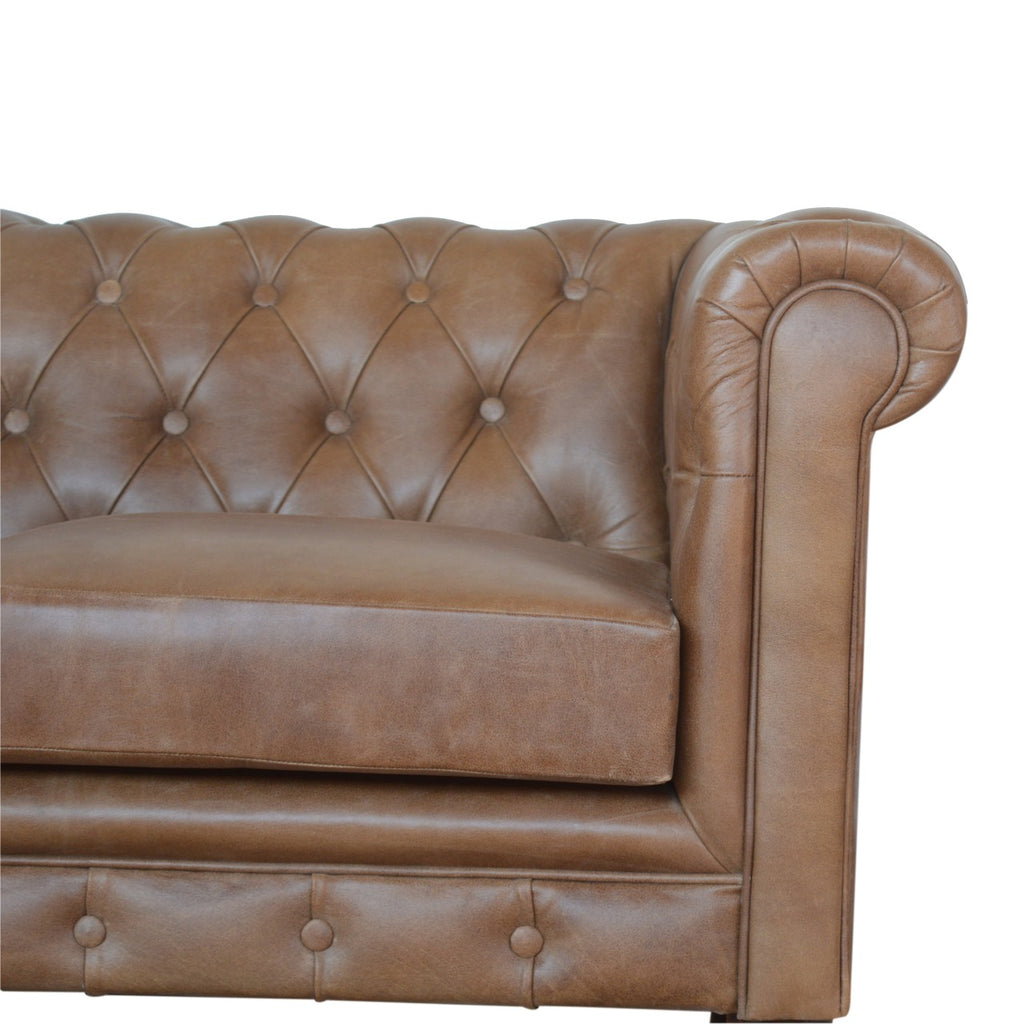 Heritage Collection Buffalo Leather Chesterfield
