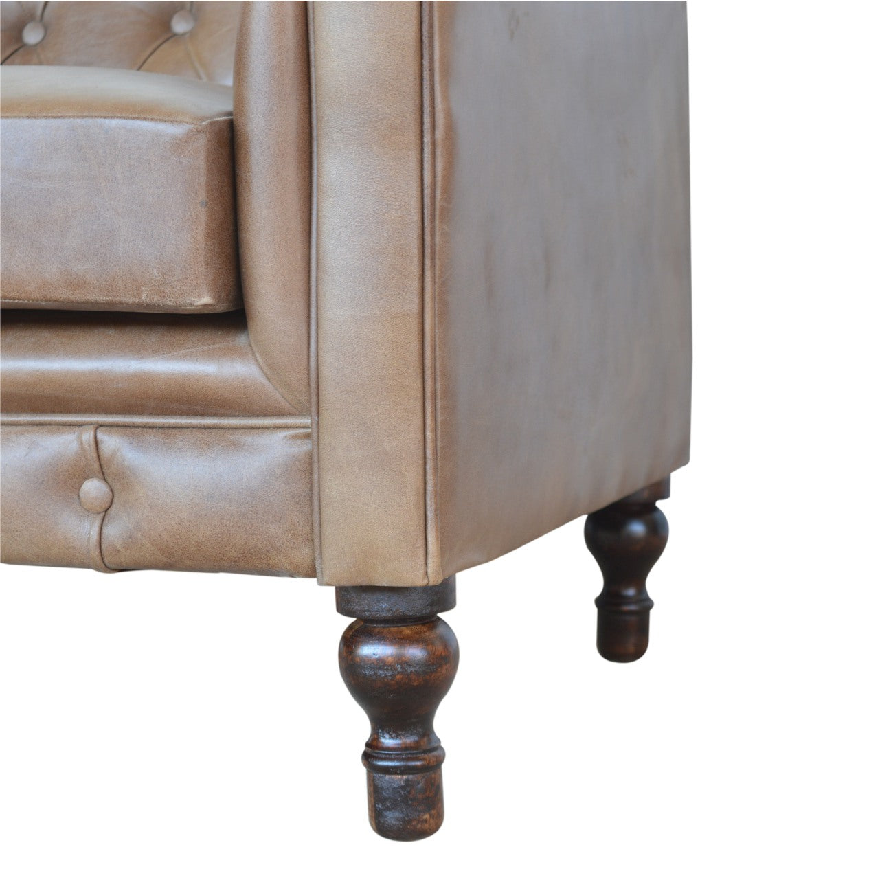 Heritage Collection Buffalo Leather Chesterfield