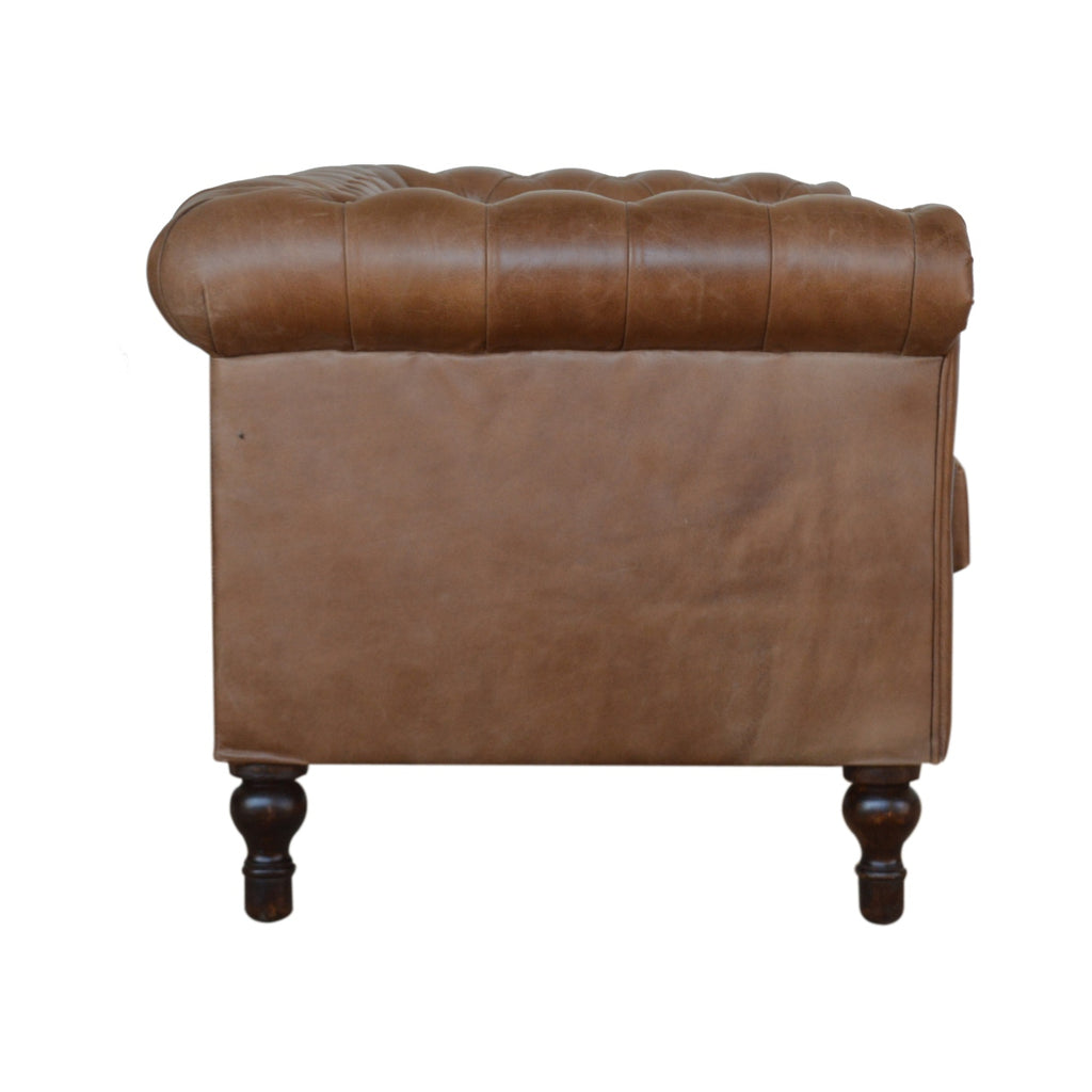 Heritage Collection Buffalo Leather Chesterfield