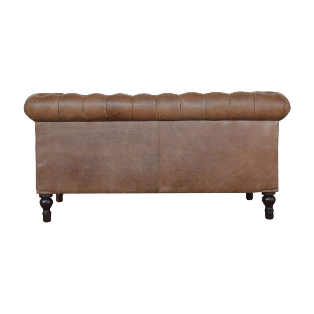 Heritage Collection Buffalo Leather Chesterfield