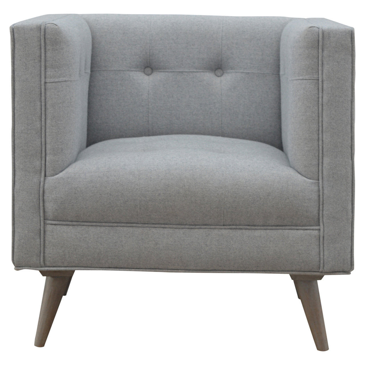 Heritage Collection Grey Tweed Armchair