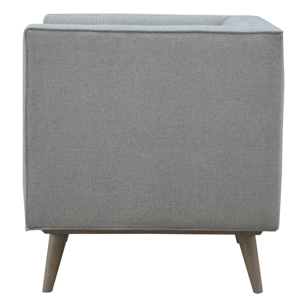 Heritage Collection Grey Tweed Armchair