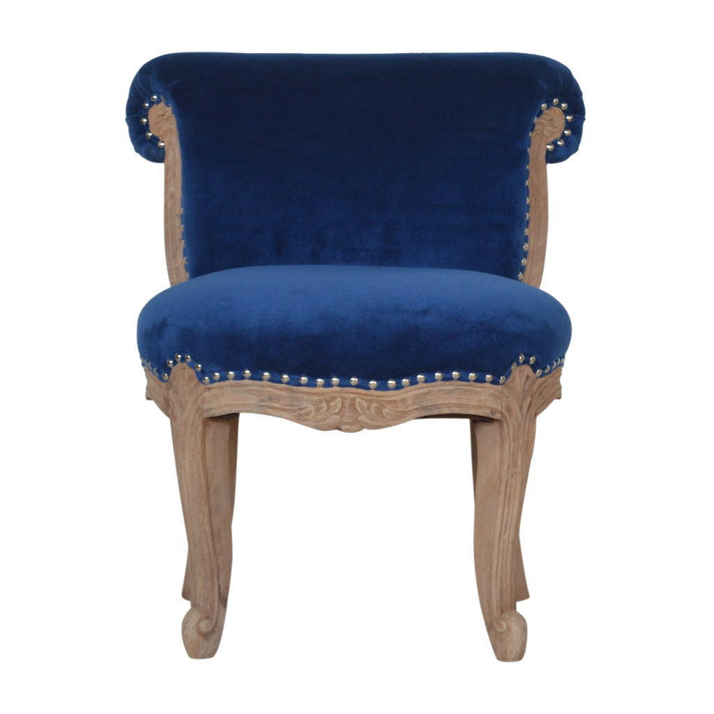 Heritage Collection Royal Blue Studded Chair