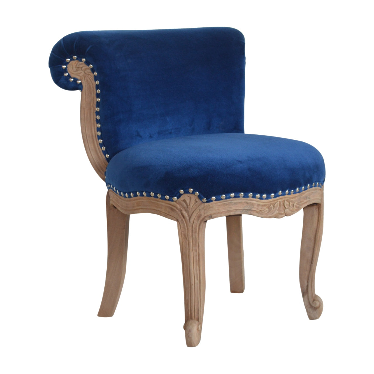 Heritage Collection Royal Blue Studded Chair