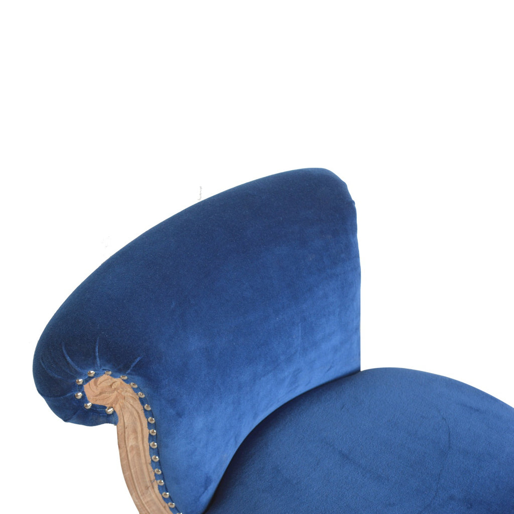 Heritage Collection Royal Blue Studded Chair