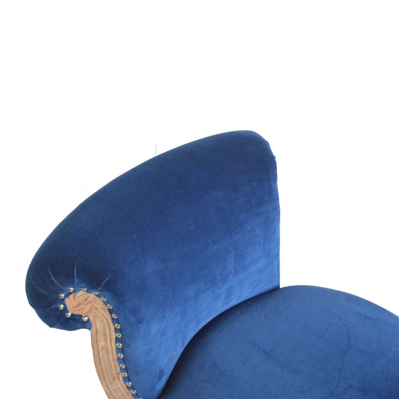 Heritage Collection Royal Blue Studded Chair