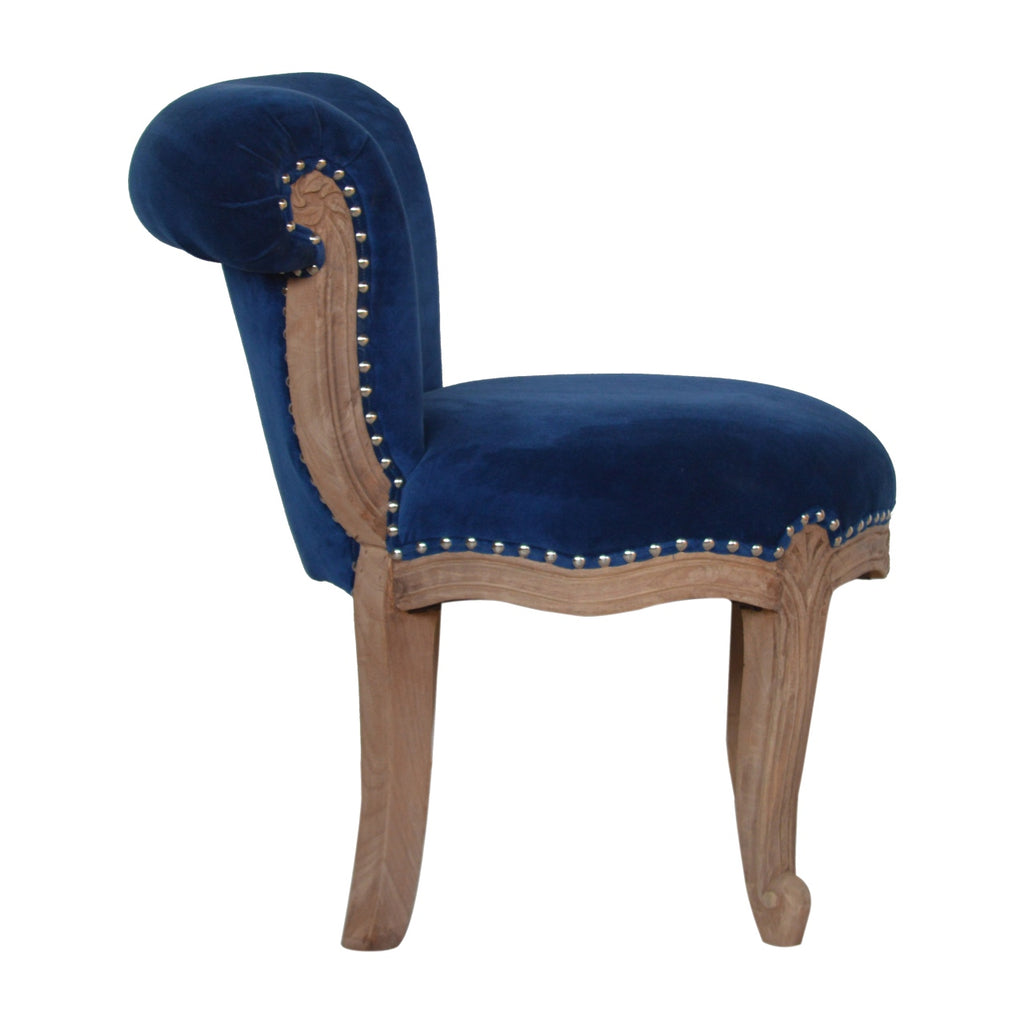 Heritage Collection Royal Blue Studded Chair