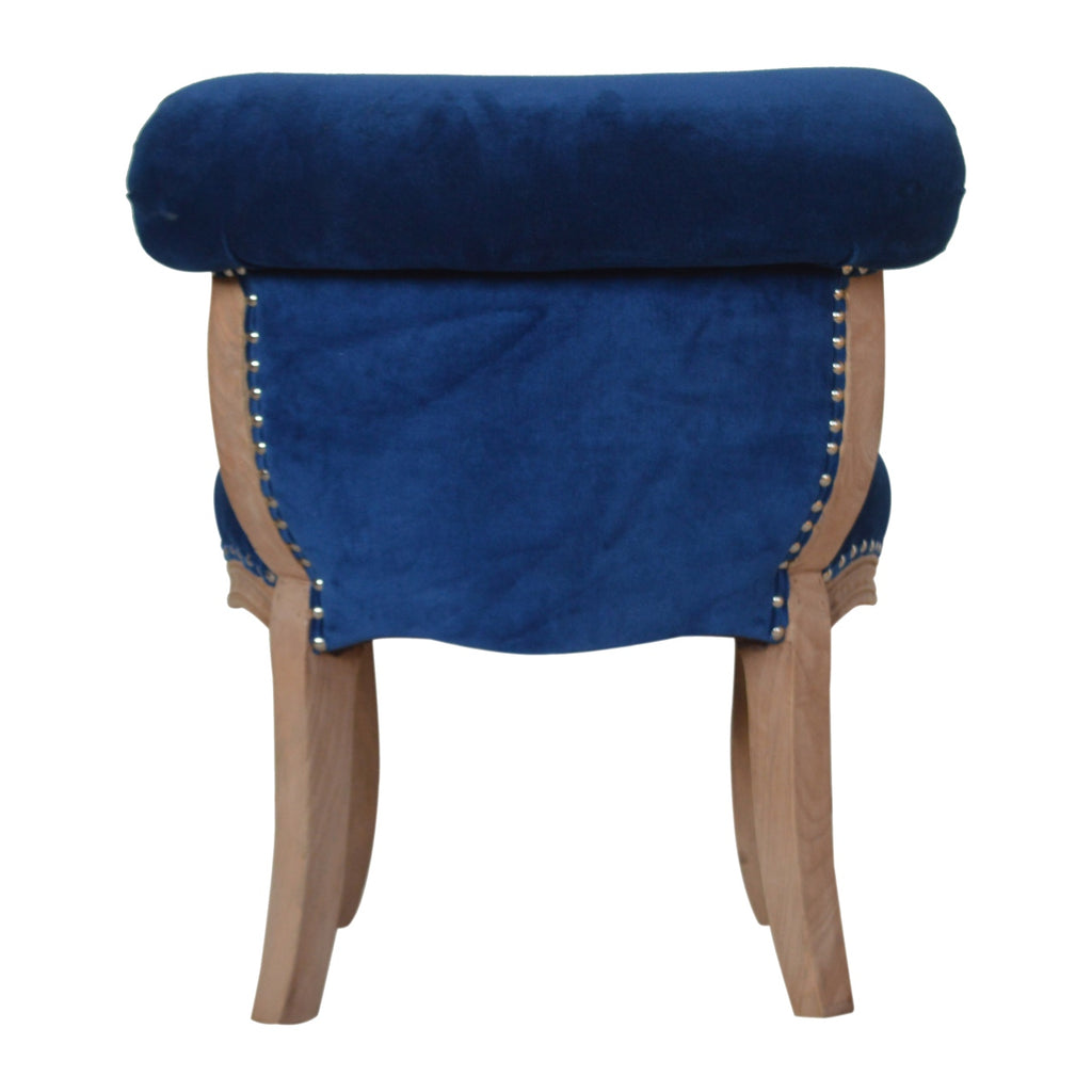 Heritage Collection Royal Blue Studded Chair