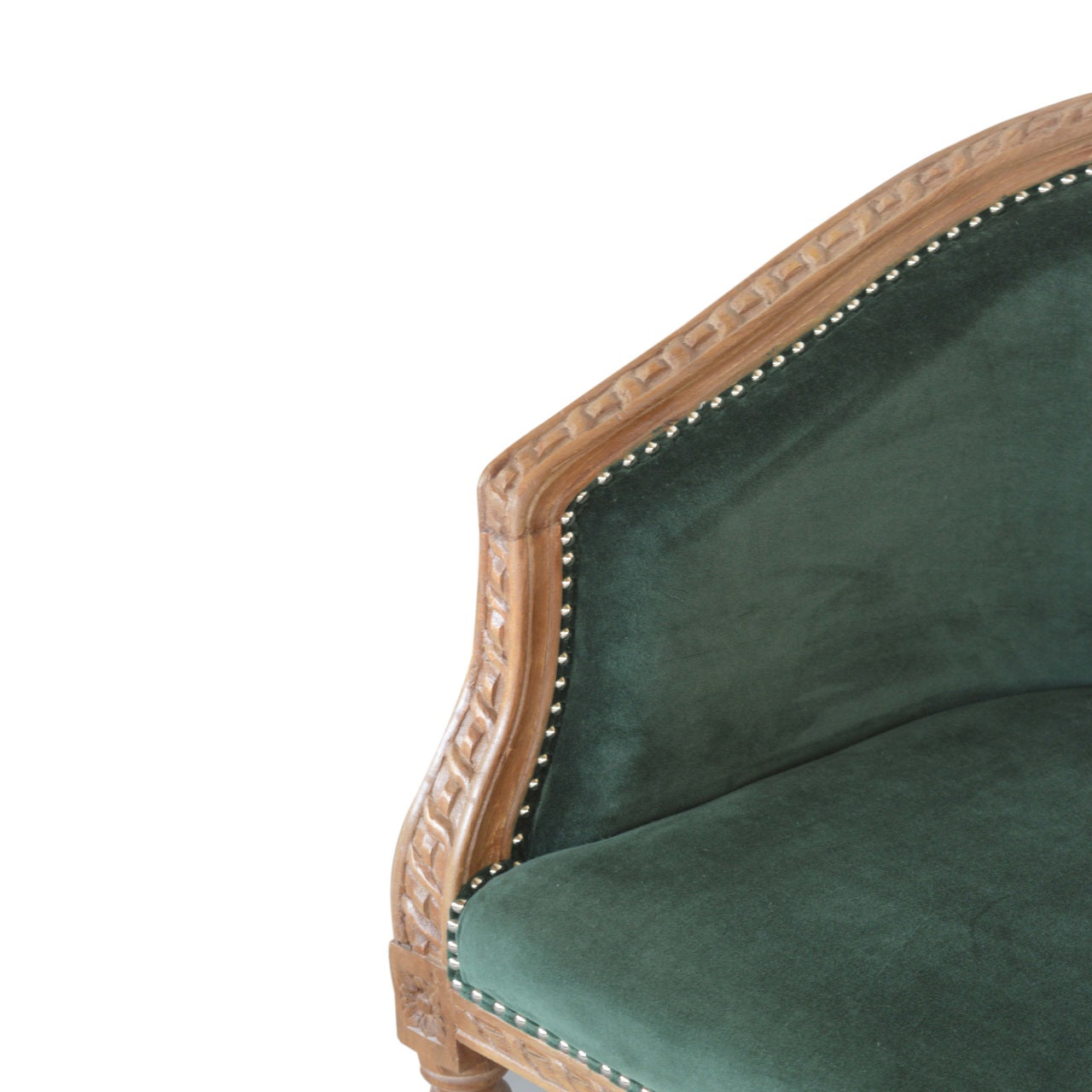 Heritage Collection Emerald Velvet Occasional Chair