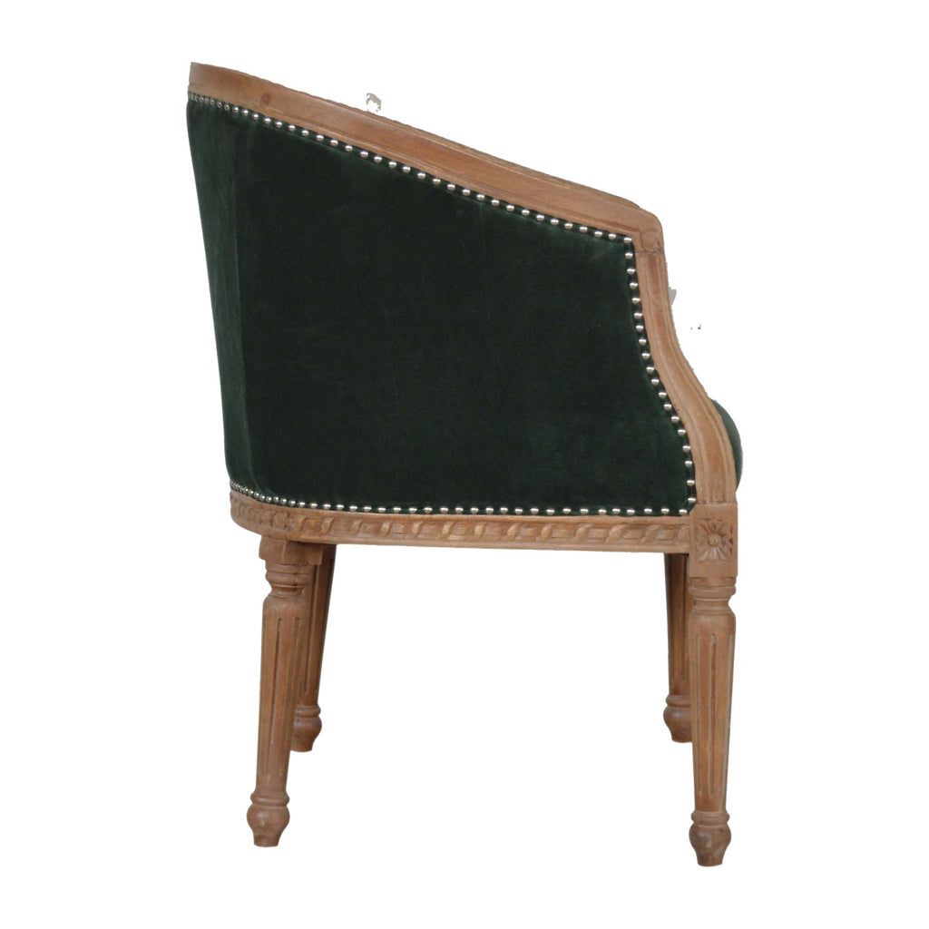 Heritage Collection Emerald Velvet Occasional Chair