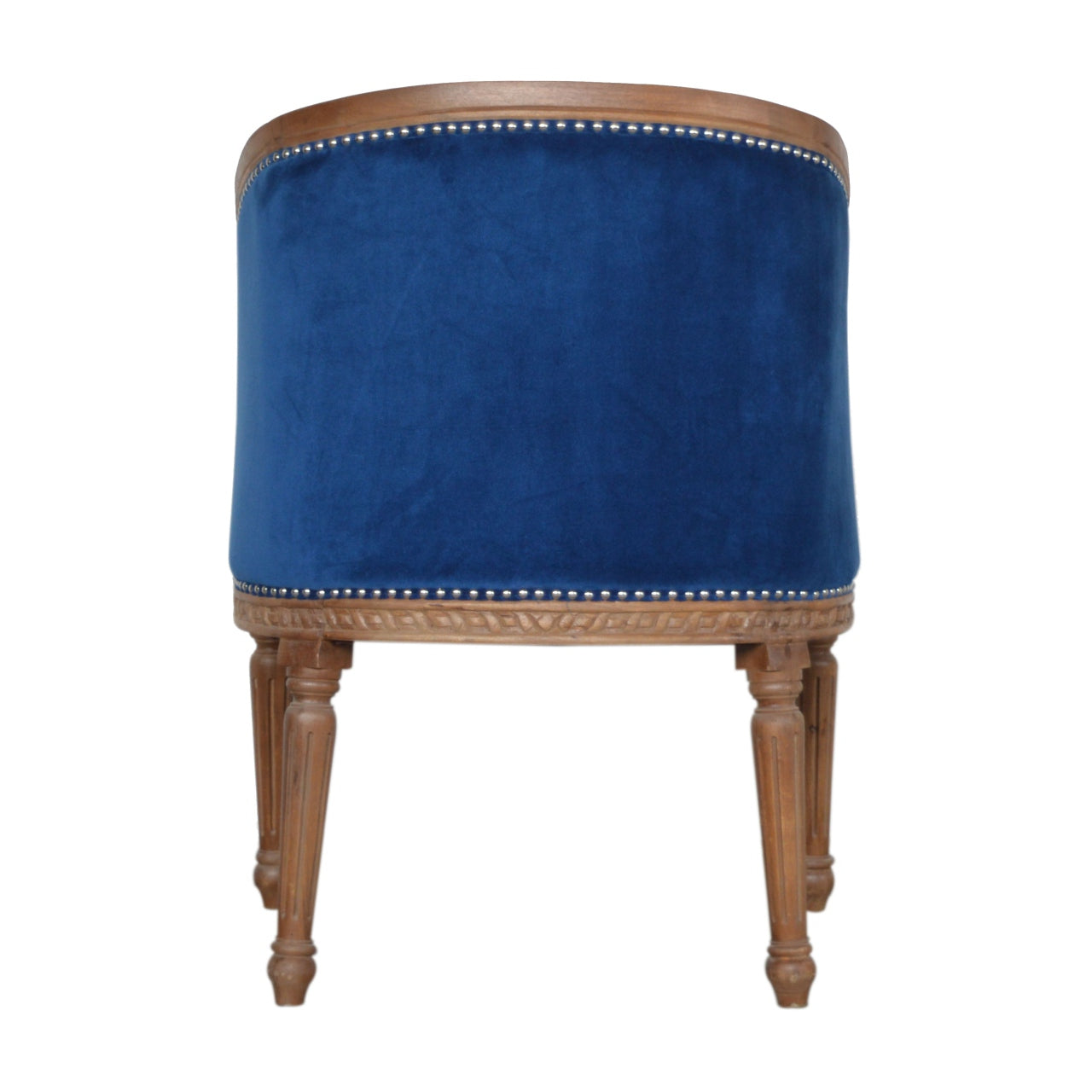 Heritage Collection Royal Blue Velvet Occasional Chair