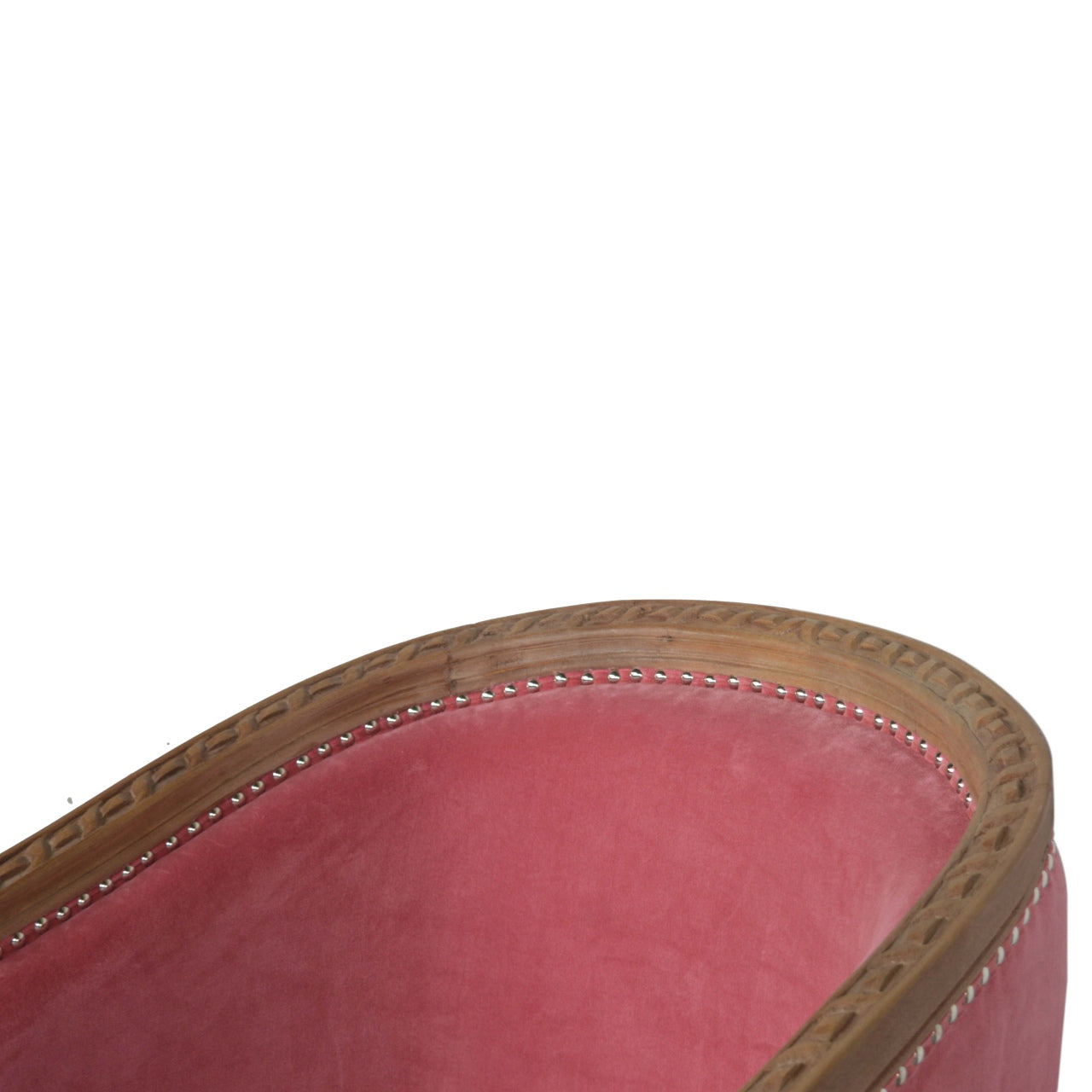 Heritage Collection Pink Velvet Occasional Chair