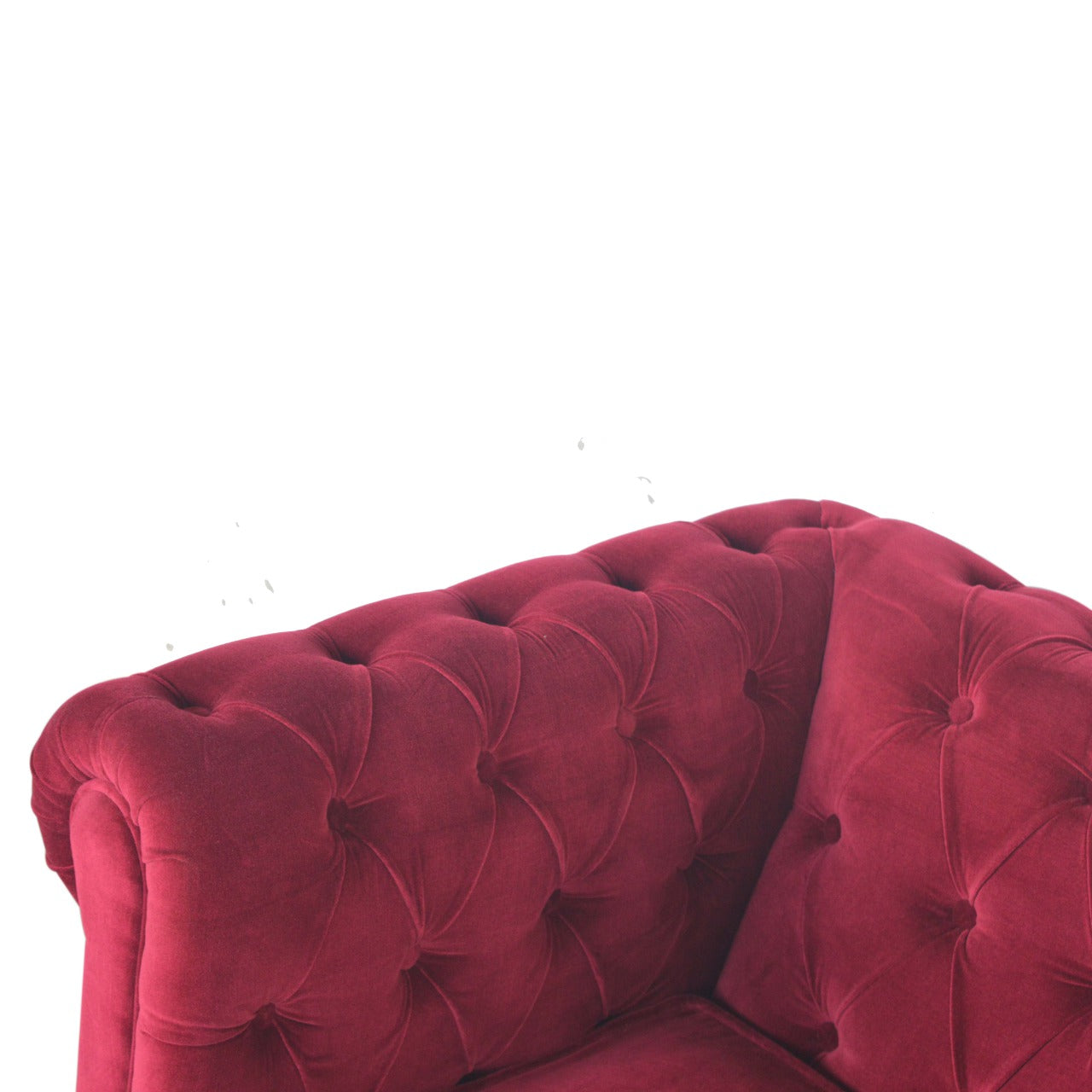 Heritage Collection Wine Red Chesterfield Armchair