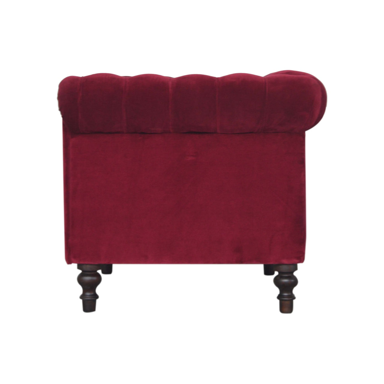 Heritage Collection Wine Red Chesterfield Armchair