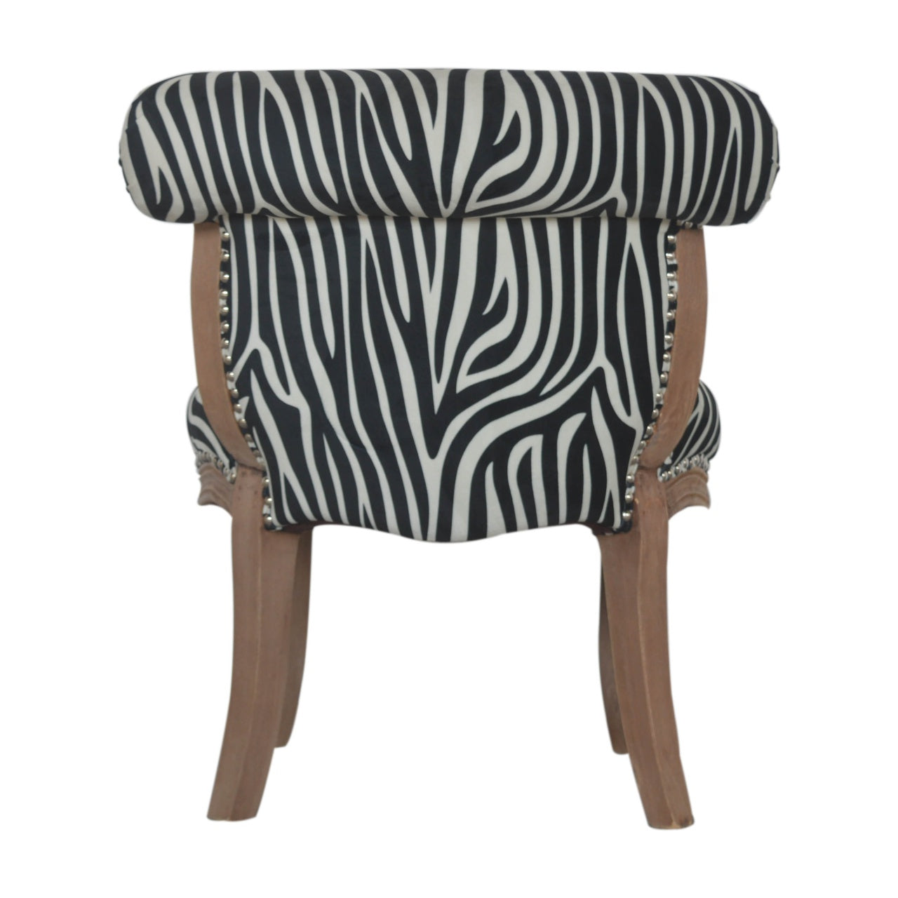 Heritage Collection Zebra Print Accent Chair