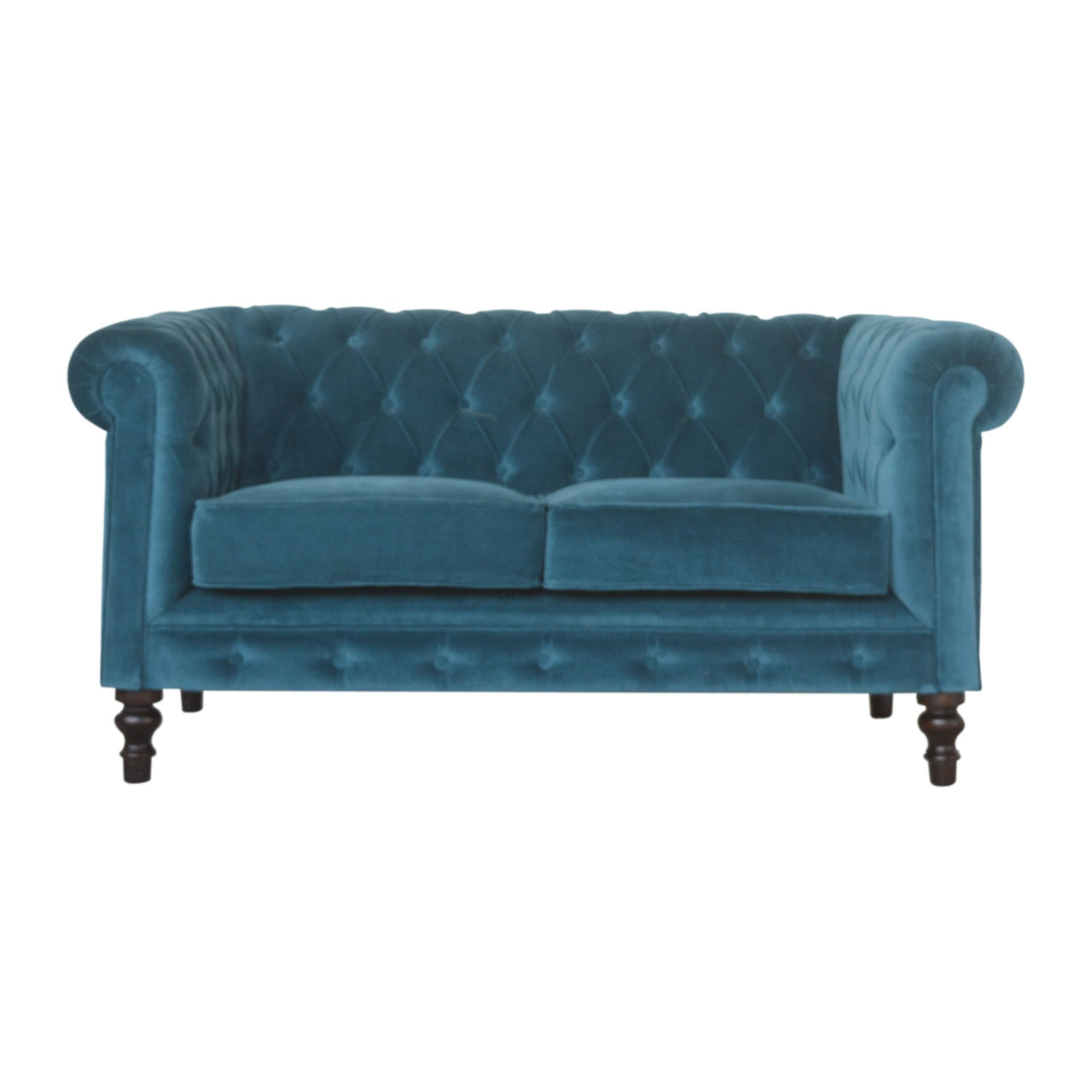 Heritage Collection Teal Chesterfield Sofa