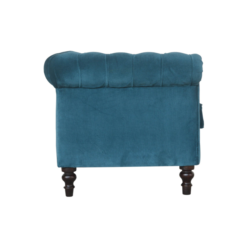Heritage Collection Teal Chesterfield Sofa