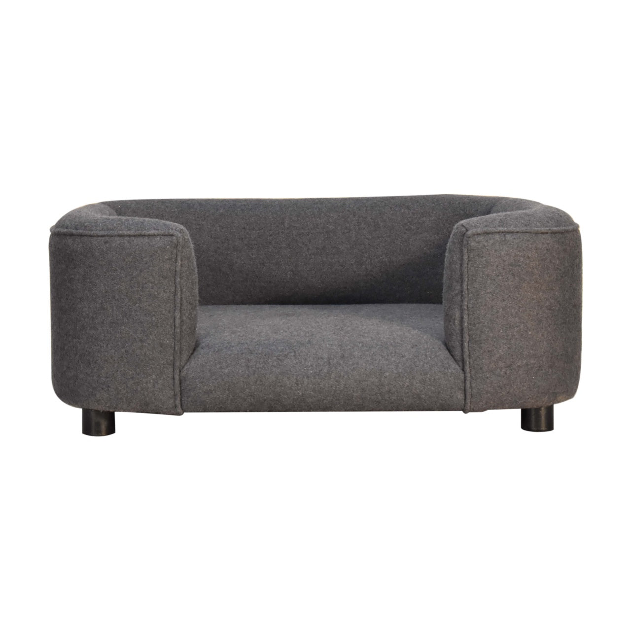 Heritage Collection Battleship Tweed Luxury Pet Sofa Bed