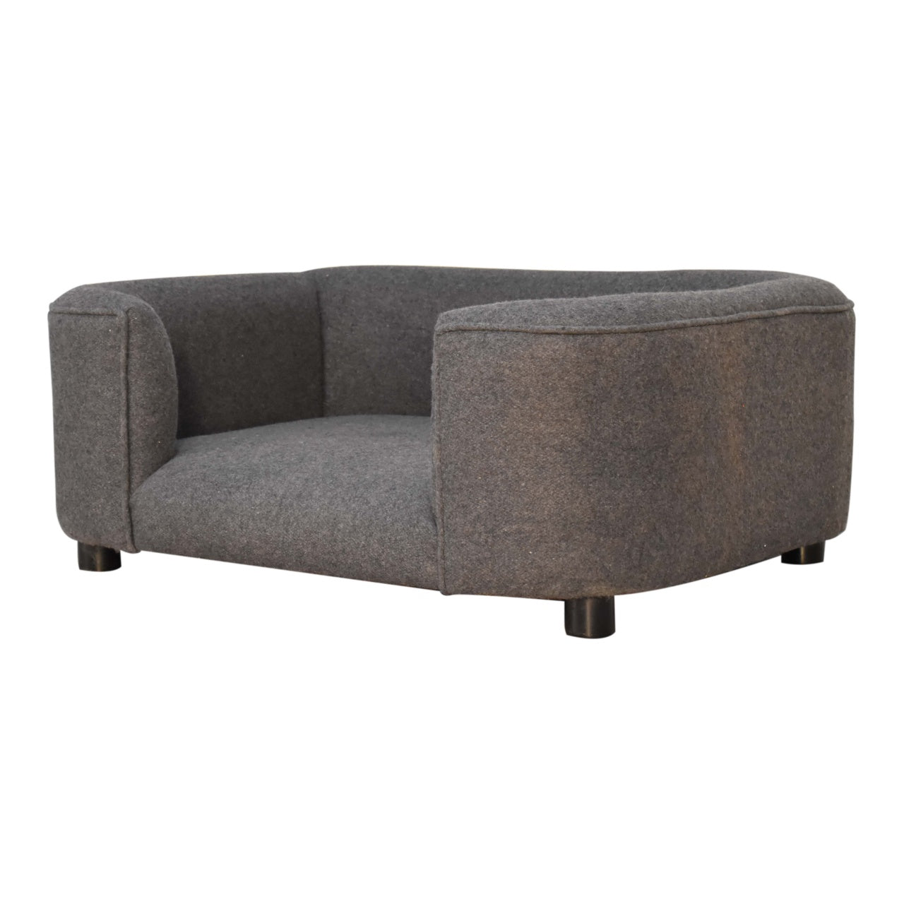 Heritage Collection Battleship Tweed Luxury Pet Sofa Bed