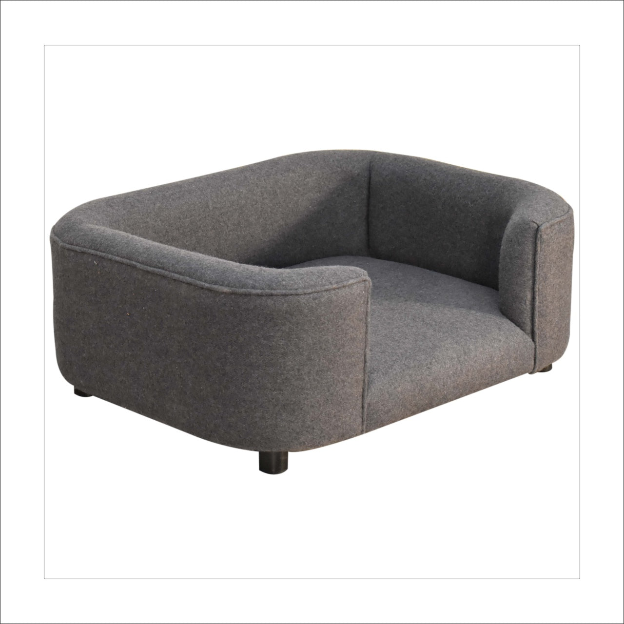 Heritage Collection Battleship Tweed Luxury Pet Sofa Bed