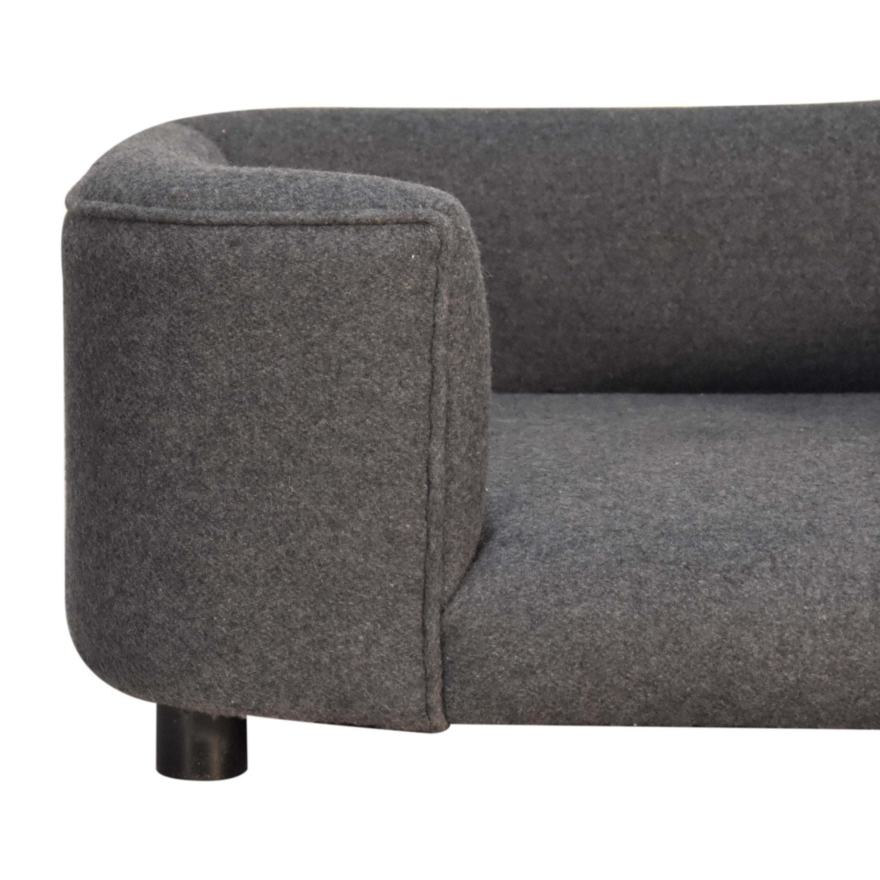 Heritage Collection Battleship Tweed Luxury Pet Sofa Bed