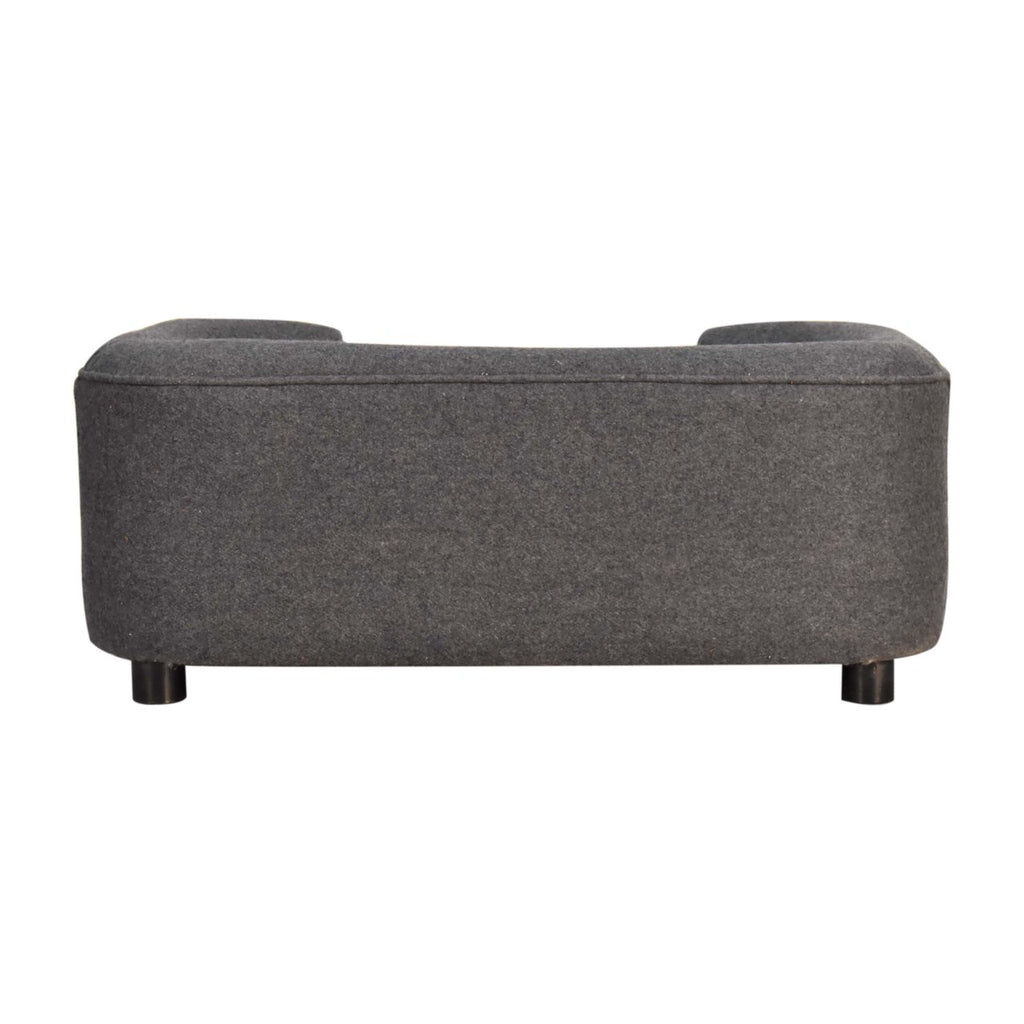 Heritage Collection Battleship Tweed Luxury Pet Sofa Bed