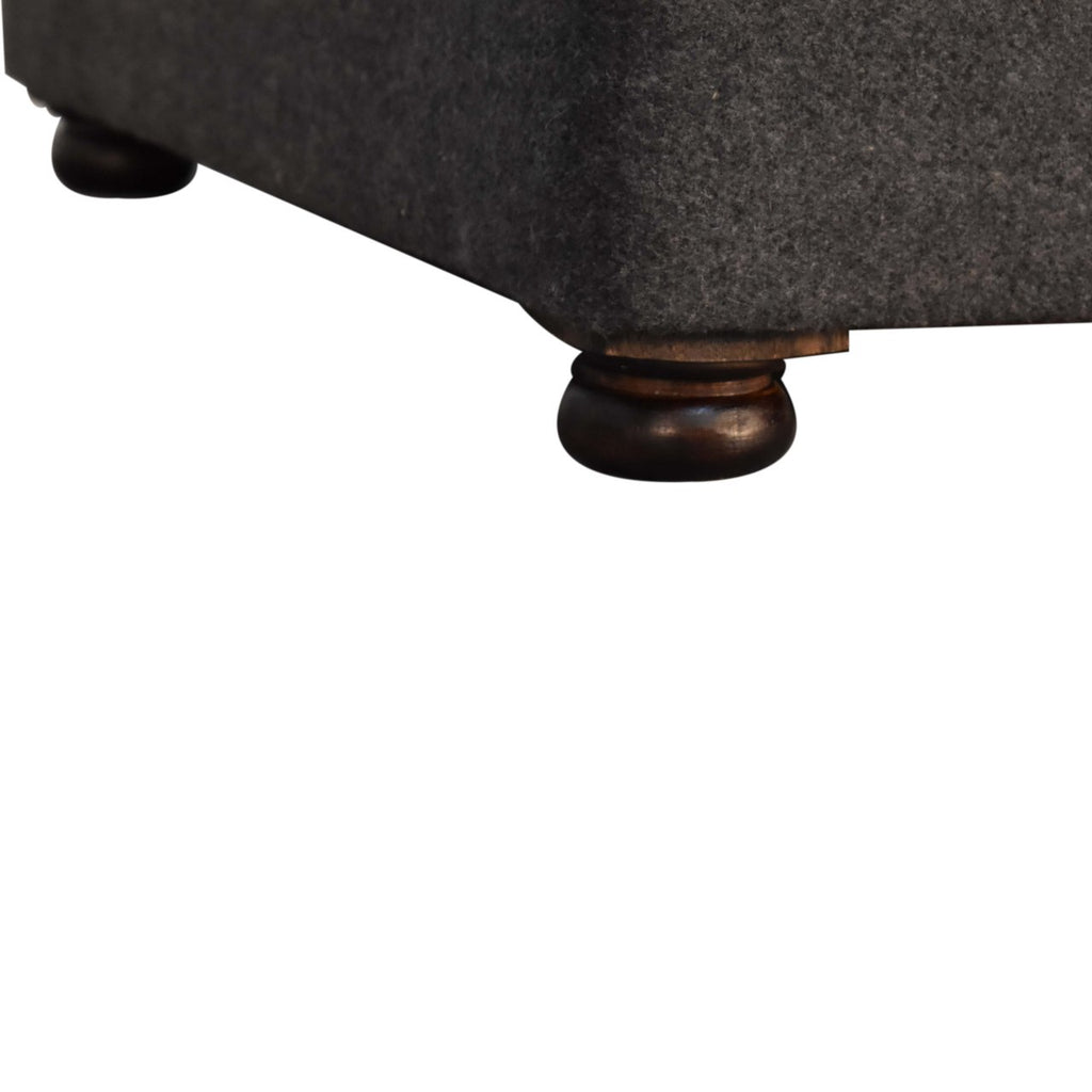 Heritage Collection Battleship Tweed Button Pet Bed