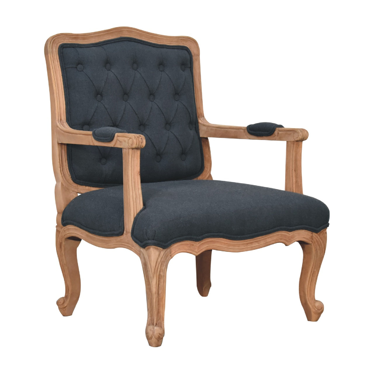 Heritage Collection Navy Blue French Style Chair