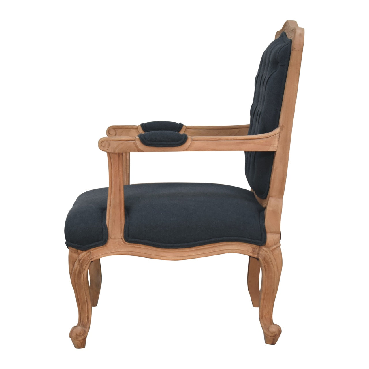 Heritage Collection Navy Blue French Style Chair