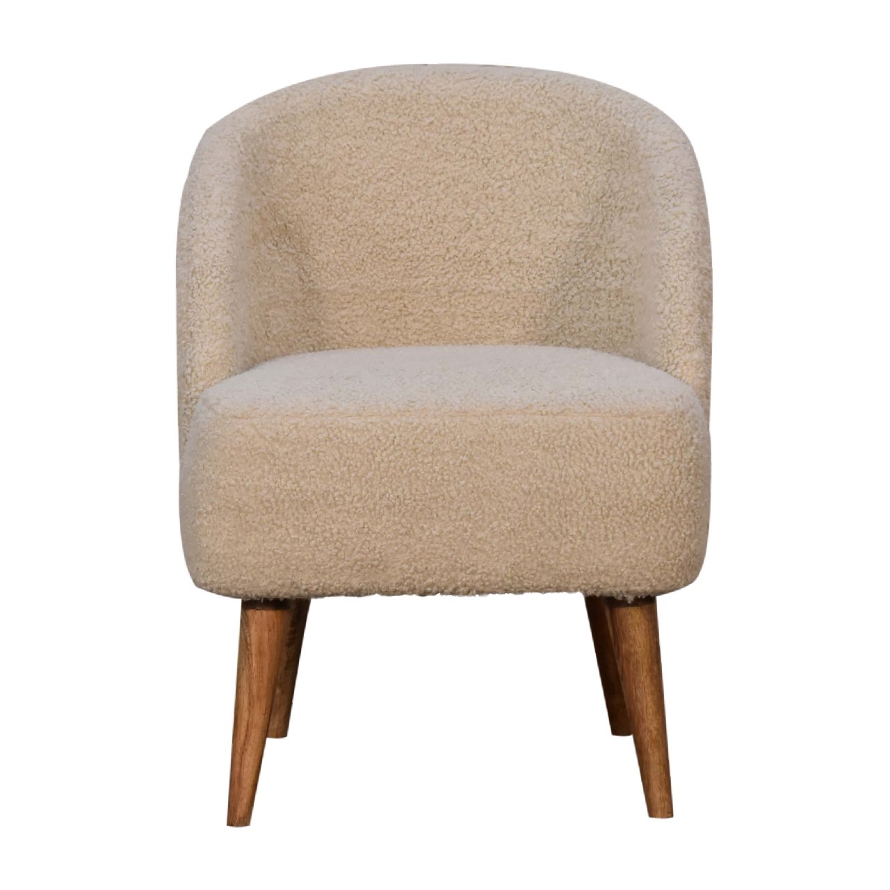 Heritage Collection Cream Boucle Tub Chair