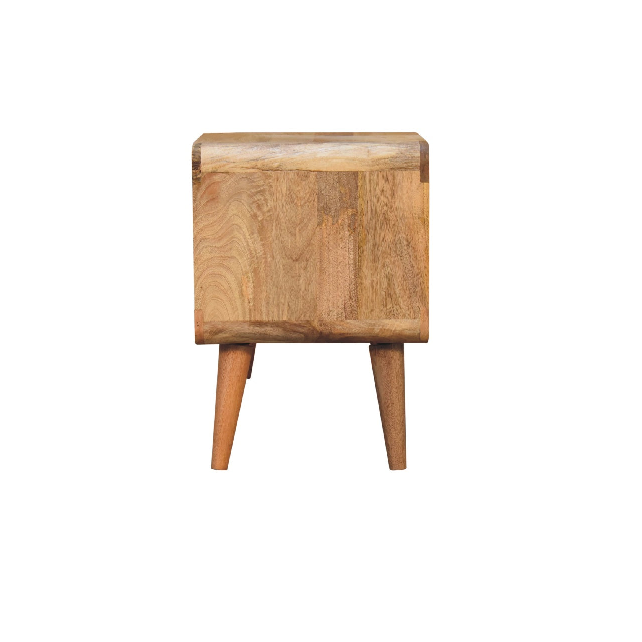 Heritage Collection Carved Telephone Hallway Bench Boucle Upholstery