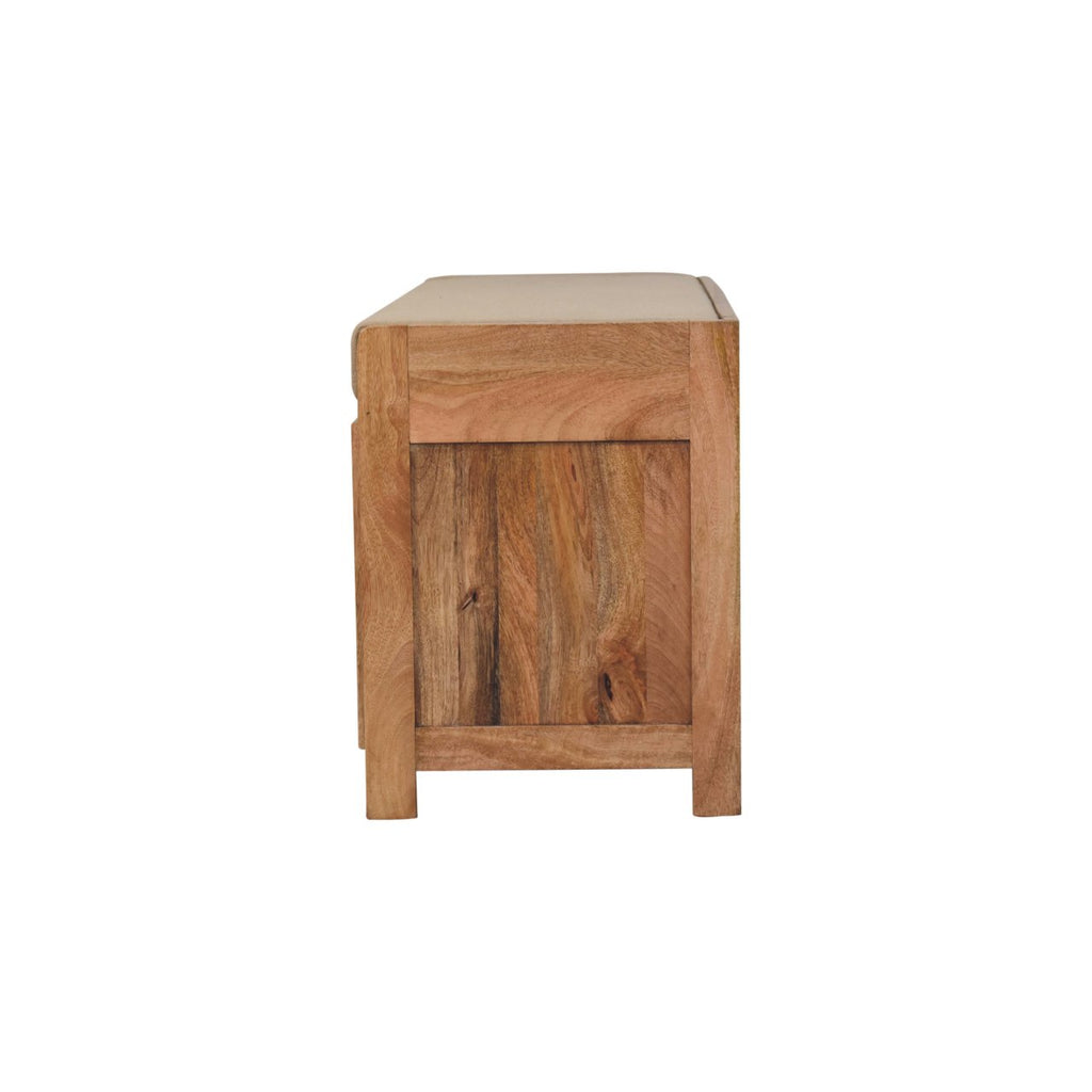 Heritage Collection Shutter Fronted Hallway Shoe Bench