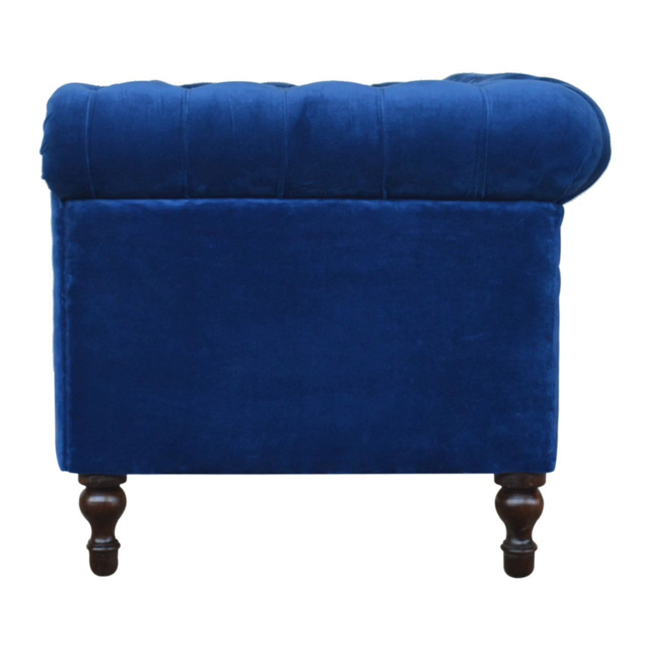 Heritage Collection Royal Blue Velvet Chesterfield Sofa