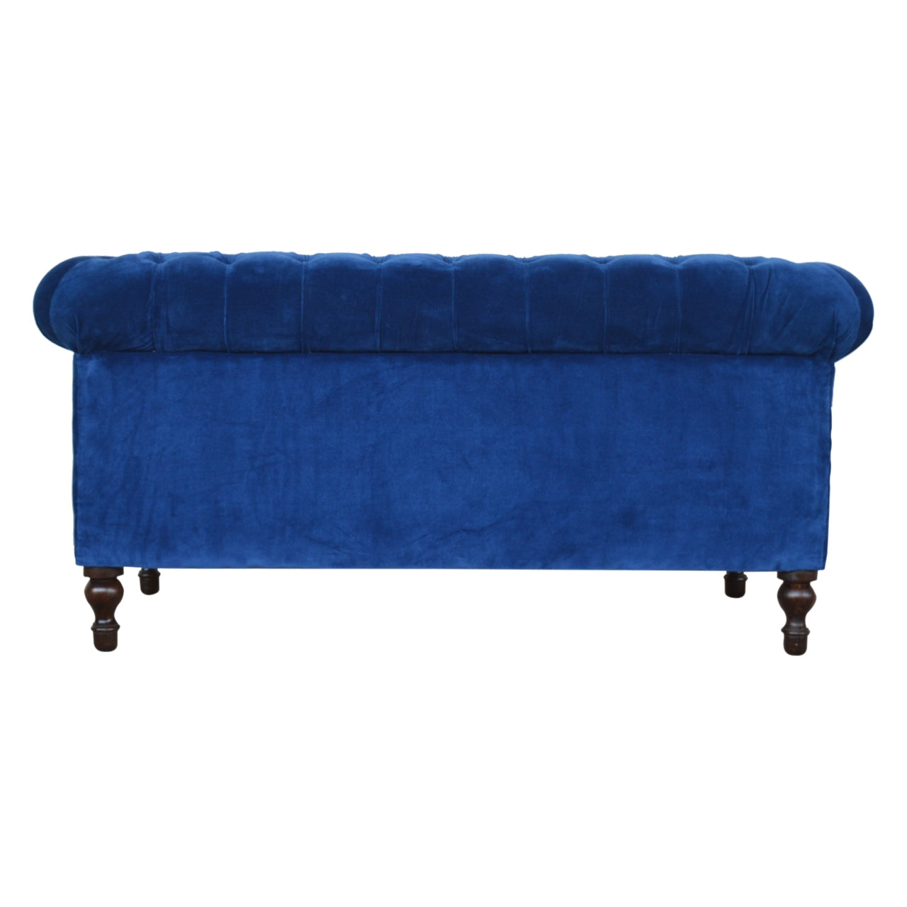 Heritage Collection Royal Blue Velvet Chesterfield Sofa